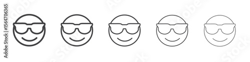 Cool Emoji Icon simple illustration collection symbol