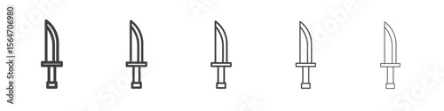 dagger icon simple illustration collection symbol