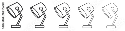 desk lamp icon simple illustration collection symbol