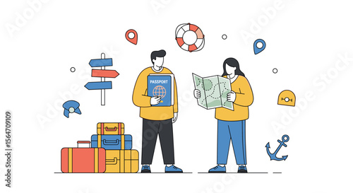 Planning Trip Holiday Travel Vacation Destination Journey Adventure