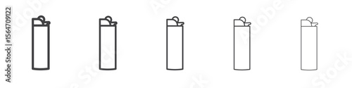 fire lighter icon simple illustration collection symbol