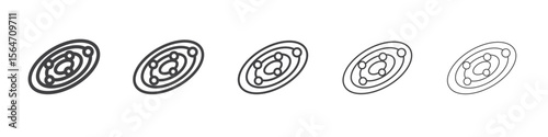 Galaxy icon simple illustration collection symbol