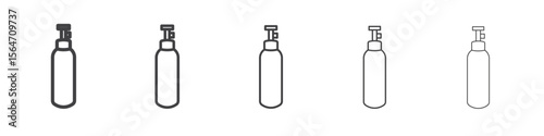 gas cylinder icon simple illustration collection symbol