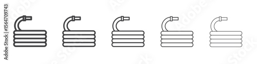 garden hose icon simple illustration collection symbol