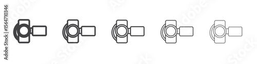 hand cam icon simple illustration collection symbol