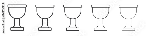 Holy chalice icon simple illustration collection symbol