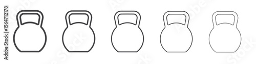 kettlebell icon simple illustration collection symbol