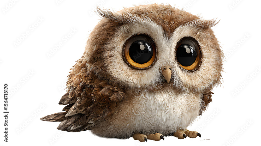 Naklejka premium great horned owl