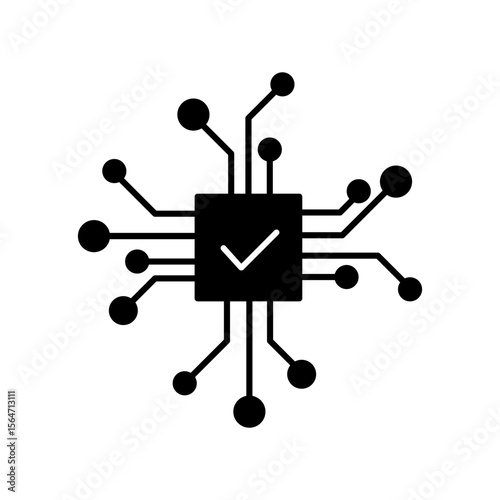 Cybersecurity vector icon. Firewall illustration sign. Web protection symbol. Cyber security web icon.