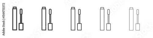 Mascara brush icon simple illustration collection symbol