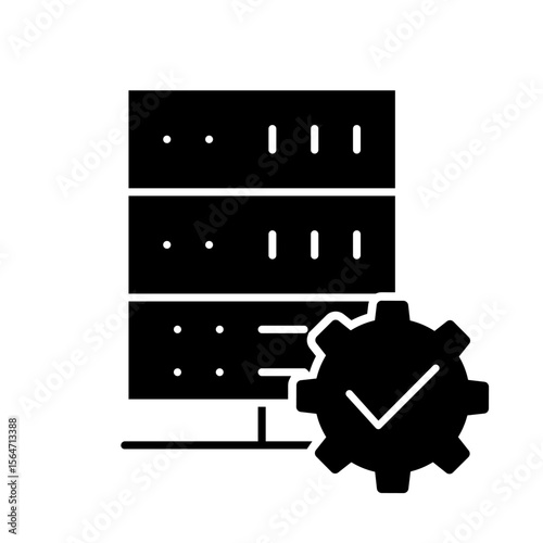 Cybersecurity vector icon. Firewall illustration sign. Web protection symbol. Cyber security web icon.