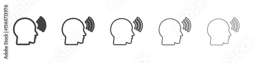 Mind awareness icon simple illustration collection symbol