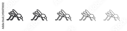 mosquito icon simple illustration collection symbol