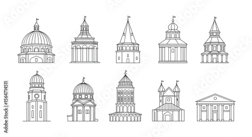 Architectural Styles of Building Domes and Towers