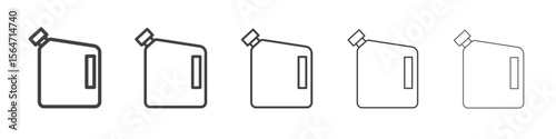 oil can icon simple illustration collection symbol