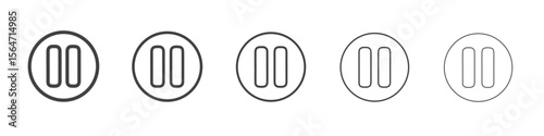 Free Download pause icon simple illustration collection symbol - GFXLoad