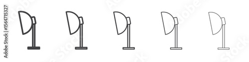 photography lighting icon simple illustration collection symbol