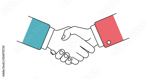 Handshake Image for Business Cooperation and Partnership Deal