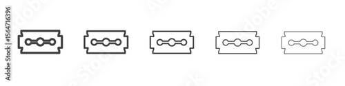 razor blade icon simple illustration collection symbol