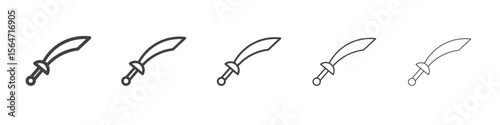 sabre icon simple illustration collection symbol