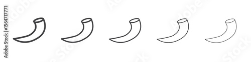 shofar icon simple illustration collection symbol