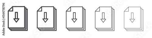 submit progress icon simple illustration collection symbol