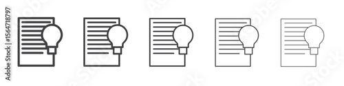 suggestion icon simple illustration collection symbol