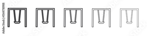 swing icon simple illustration collection symbol