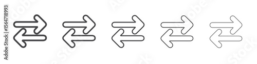 swap Icon simple illustration collection symbol