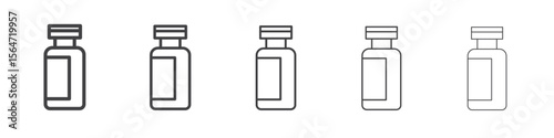 vaccine icon simple illustration collection symbol