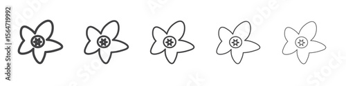 Vanilla icon simple illustration collection symbol