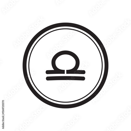 Libra zodiac frame 