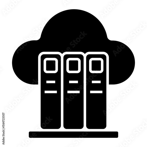 online library Solid icon