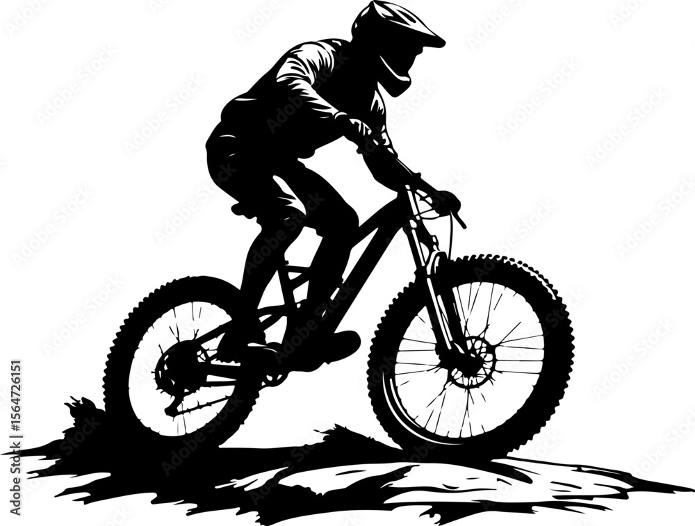 Fototapeta premium hiker outdoor adventure, mountains biker vector bundle