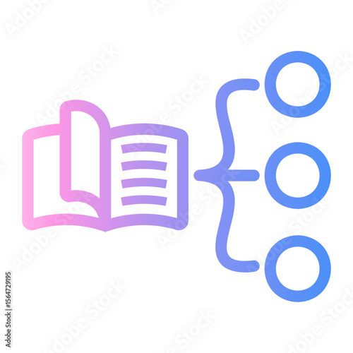 hierarchy Line Gradient Icon