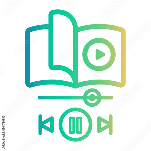 video tutorial Line Gradient Icon