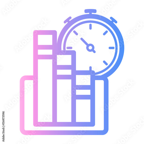 digital Line Gradient Icon