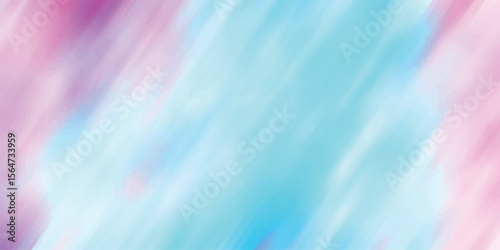 Soft watercolor background of pink and blue hues blended with diagonal brushstrokes for elegant creative designs