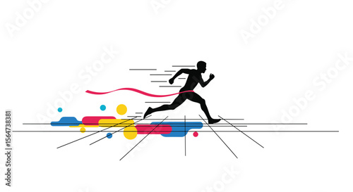 The Man Running Fast in the Streets