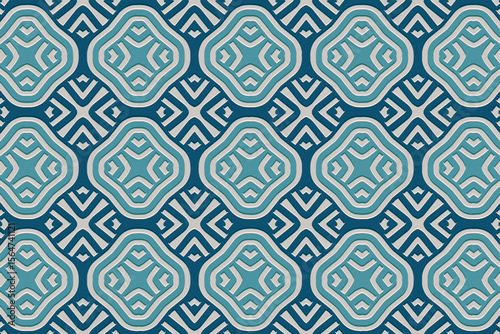 Ethnic patterned light background, cover design, banner, wallpaper. Geometric artistic boho 3d pattern, embossing. Tribal ornaments, arabesques, mandala, fresco of the East, Asia, India, Mexico, Aztec