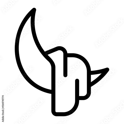sleeping Line Icon