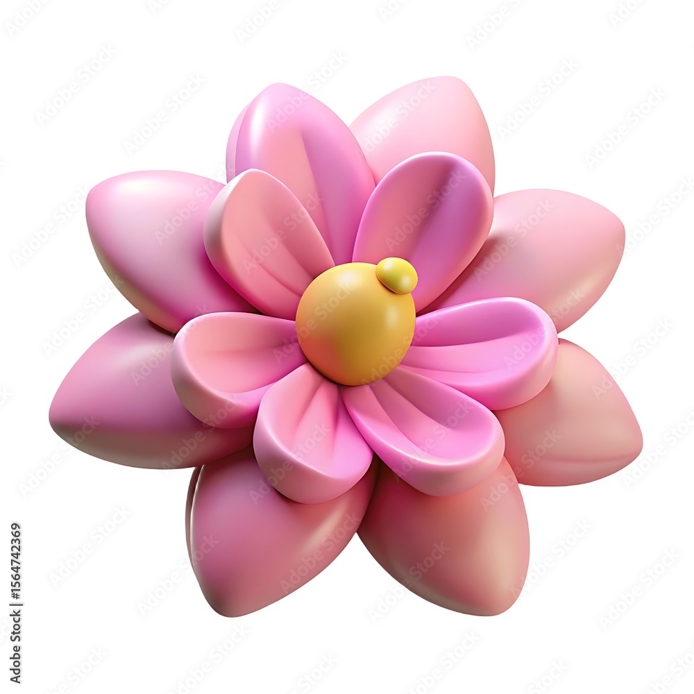 Fototapeta premium pink frangipani flower