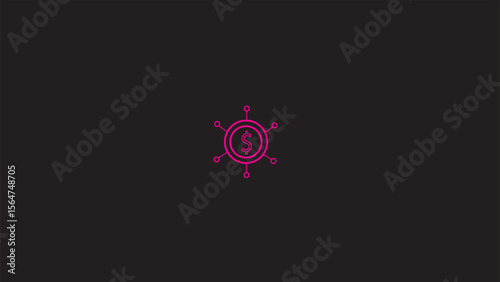 Dollar sign icon. USD currency symbol.simple dollar money icon,