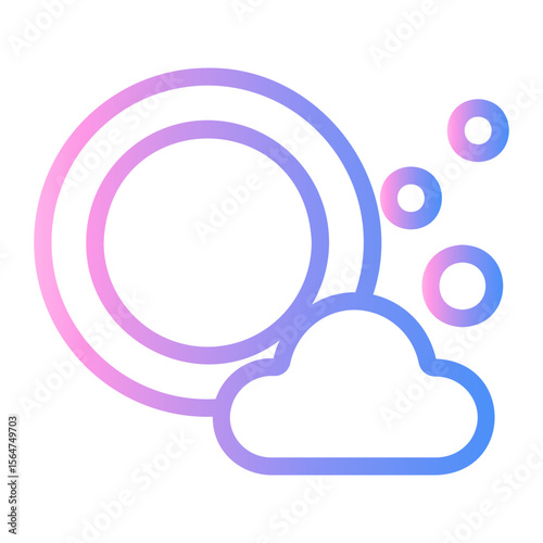 wash Line Gradient Icon
