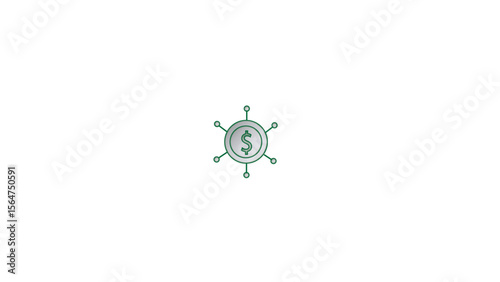 Dollar sign icon. USD currency symbol.dollar money icon, currency symbol on white background