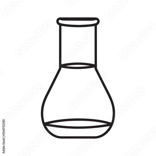 chemical laboratory flask icon