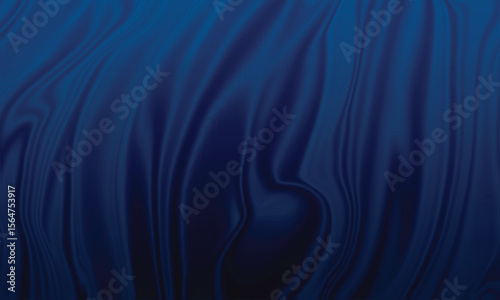 Blue satin silk luxury material cloth background. Silk textured background.