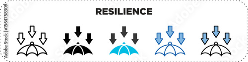 Resilience Icon Pack Line Glyph