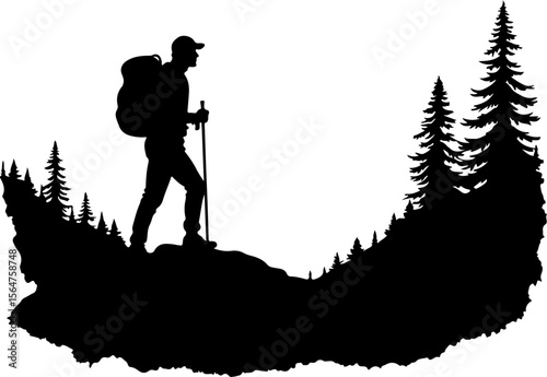 Deer Hiking outdoor, adventure, mountains, 