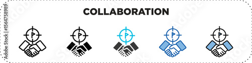 Collaboration Icon Pack Line Glyph
